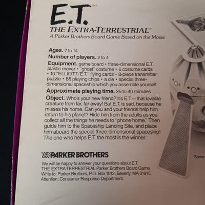ET. VINTAGE BOARD GAME