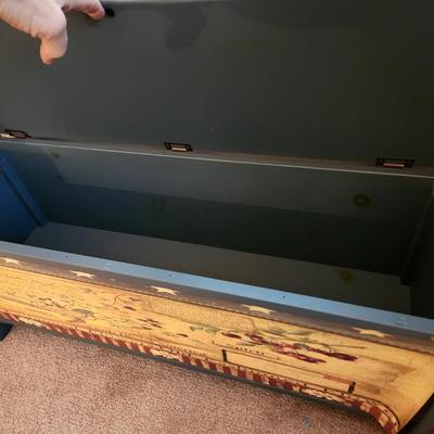 Wood Bench with Storage 36x12x22