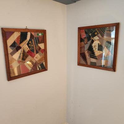 2 Framed Quilt Art