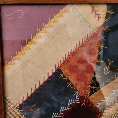 2 Framed Quilt Art