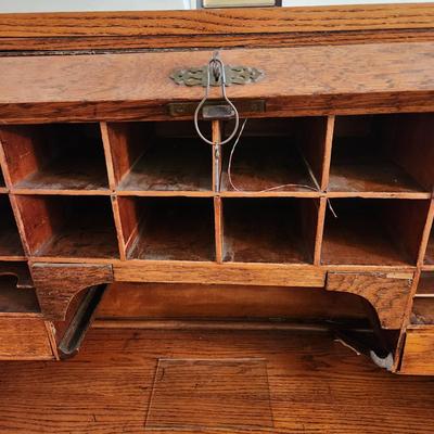 Oak Rolltop Desk 49x29x50