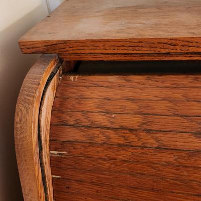Oak Rolltop Desk 49x29x50