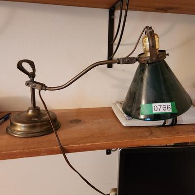 Vintage Adjustable Gooseneck Table Desk Lamp
