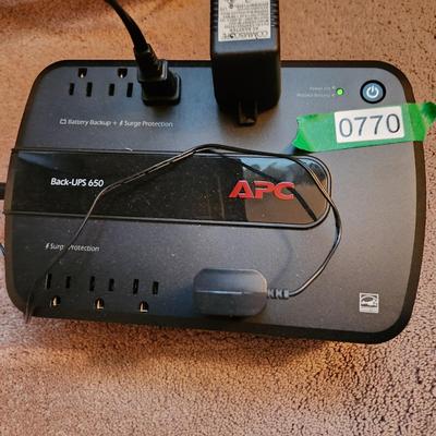 APC Back-UPS 650 Battery Backup Surge Protection