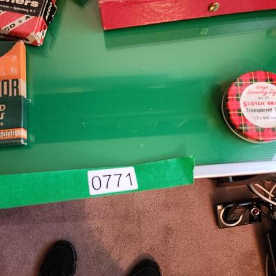 Large Collectible Lot Crayola, duo fast pocket stapler, Dixon Koh-I-Noor A.W. Faber pencils, Mini Pepsi Coke Bottles & More