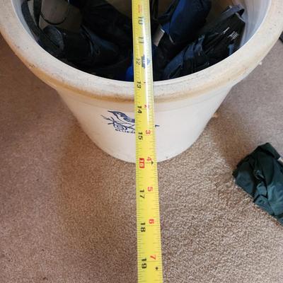 Bluebird Stoneware Crock 5 Gallon solid