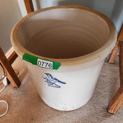Bluebird Stoneware Crock 5 Gallon solid