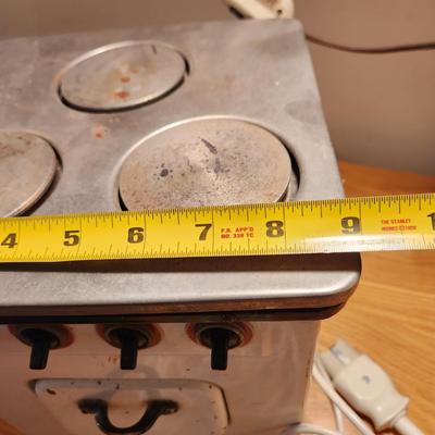 Vintage Wagner Schutz Electric Stove w plug