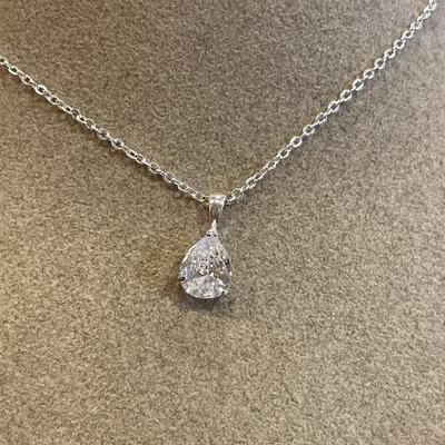 Silver tone necklaces