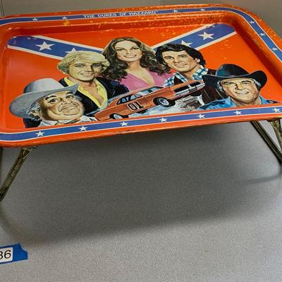 Vintage Dukes of Hazard Folding Bed Tray