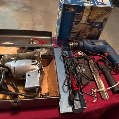 2 drills and a small welder