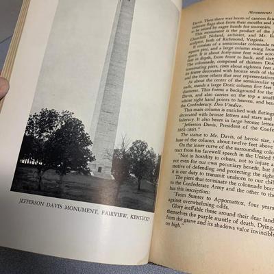 c.1925 History of Daughters of the Confederacy Illustrated Hardback