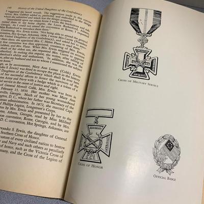c.1925 History of Daughters of the Confederacy Illustrated Hardback