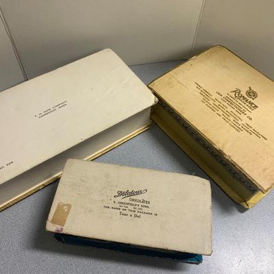 Vintage Chocolate Candy Boxes