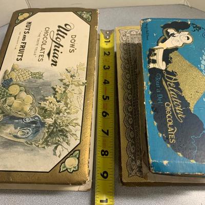 Vintage Chocolate Candy Boxes