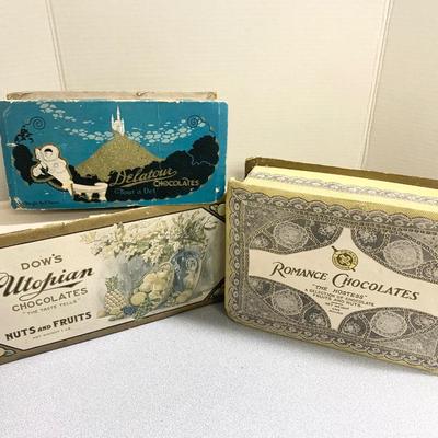 Vintage Chocolate Candy Boxes