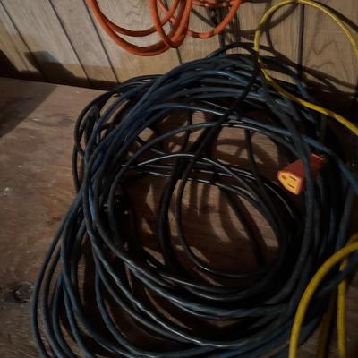 Extension cords and Trouble light