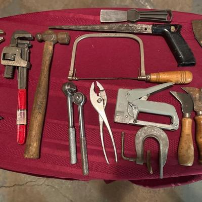 Assortment of hand tools