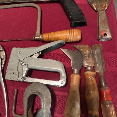 Assortment of hand tools