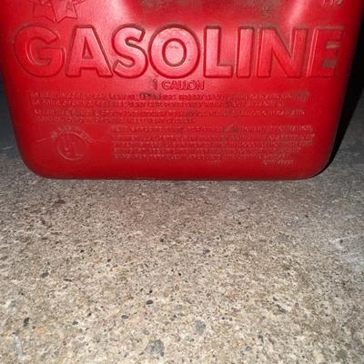 Water cans and 2 gas cans
