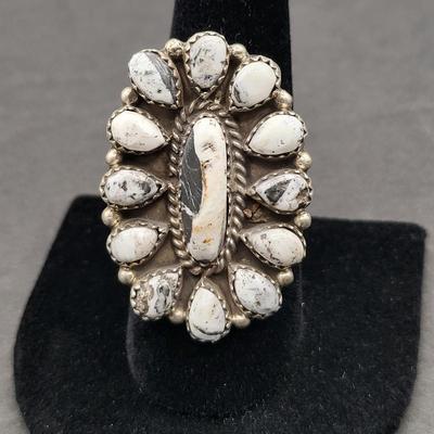 Native White Buffalo Ring 13.7gr