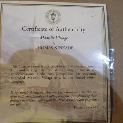 12" x 9" Thomas Kinkade Matted Collection Prints