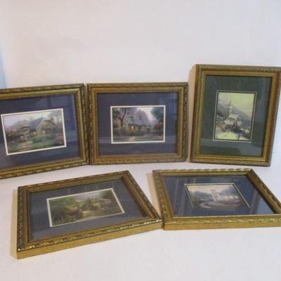 12" x 9" Thomas Kinkade Matted Collection Prints
