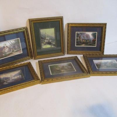 12" x 9" Thomas Kinkade Matted Collection Prints