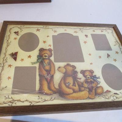 Framed Bear Prints Peggy Abrams & Picture Frames