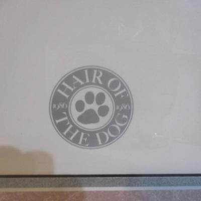 Framed 20 1/2" x 24 1/2" Every Dog Has His Day Poster