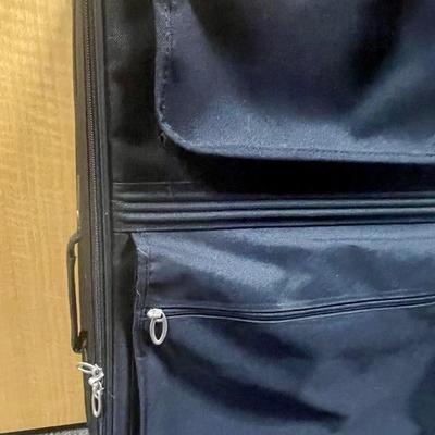 Rome Black Rolling Travel Suitcase with Telescoping Handle