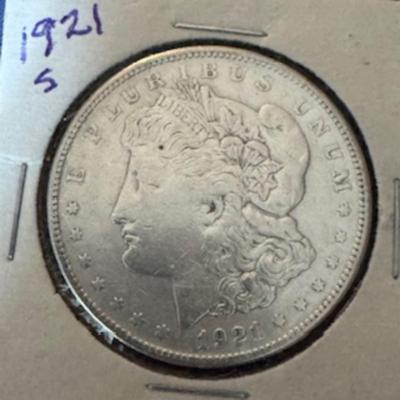 1921 S Morgan Silver Dollar