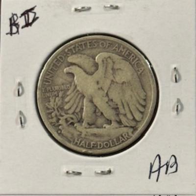 1935 S Walking Liberty Half Dollar
