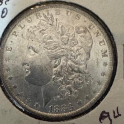 1883 O Morgan Silver Dollar