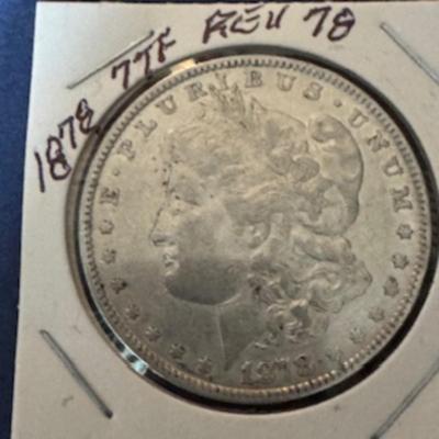 1878 7TF Rev 78 Morgan Silver Dollar