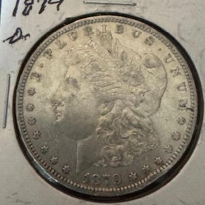 1879 O Morgan Silver Dollar