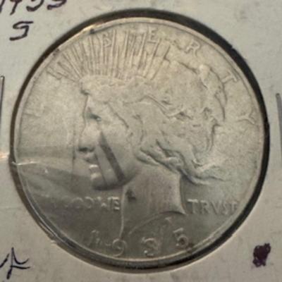 1935 S Peace Dollar