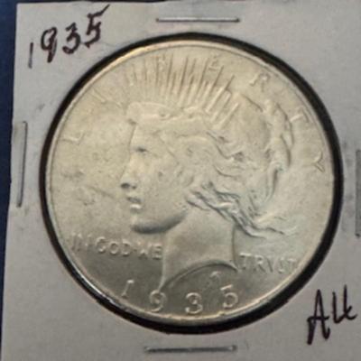 1935 Peace Dollar
