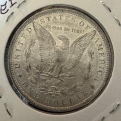 1882 O Morgan Silver Dollars