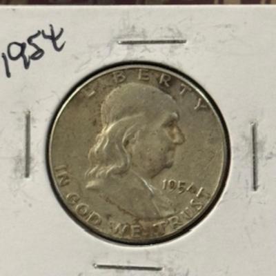 1954 Franklin Half Dollar
