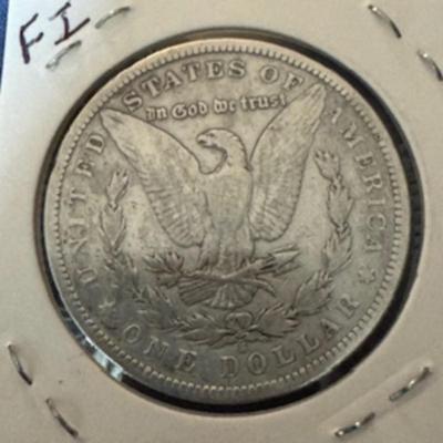 1879 S Morgan Silver Dollars