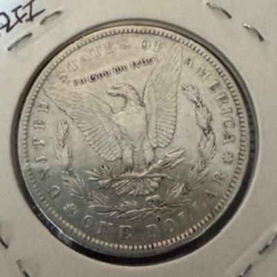 1886 O Morgan Silver Dollars
