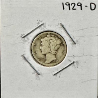 1929 D Mercury Dime