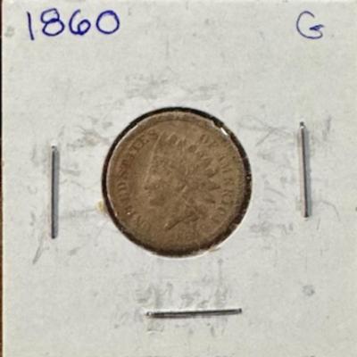 1860 Indian Head Penny