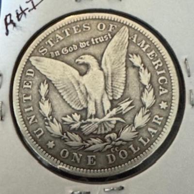 1890 CC Morgan Silver Dollar