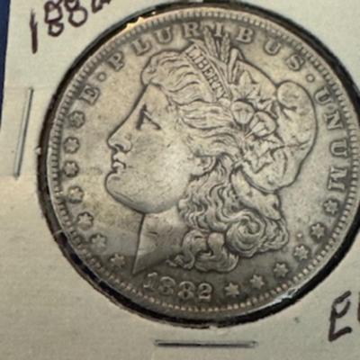 1882 Morgan Silver Dollar