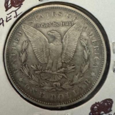1891 O Morgan Silver Dollar