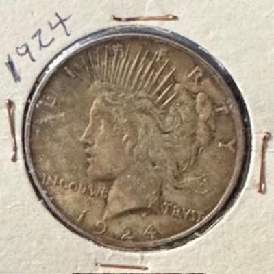 1924 Peace Dollar