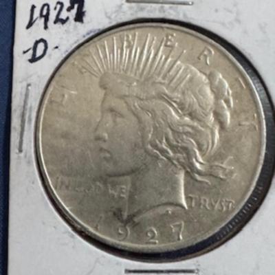 1927 D Peace Dollar