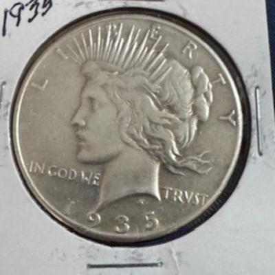 1935 Peace Dollar